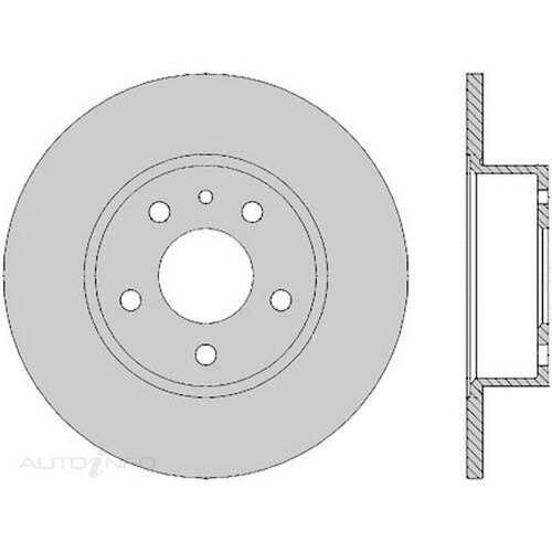New Genuine PROTEX Rotor - Rear #DR359