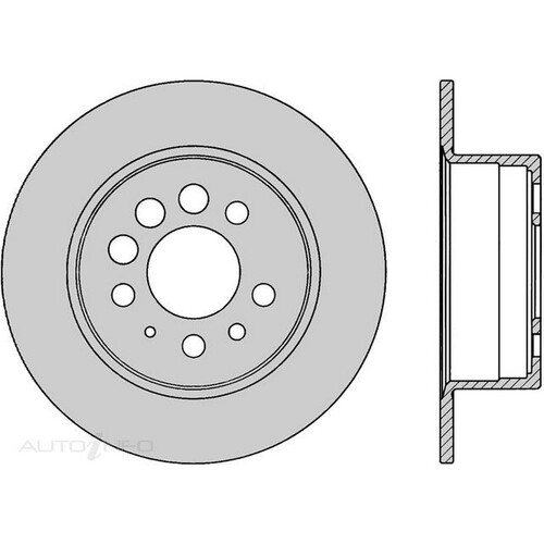 New Genuine PROTEX Rotor - Rear #DR381