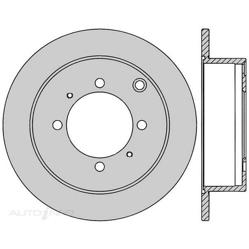New Genuine PROTEX Rotor - Rear #DR404