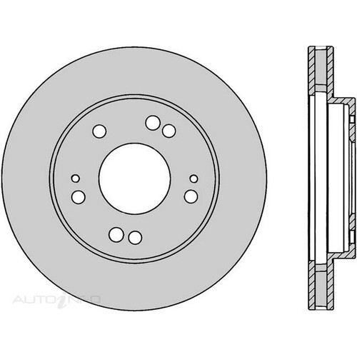 New Genuine PROTEX Rotor - Front #DR421