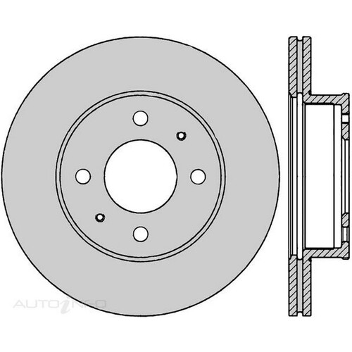 New Genuine PROTEX Rotor - Front #DR450