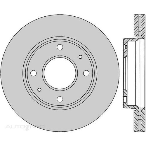 New Genuine PROTEX Rotor - Front #DR456