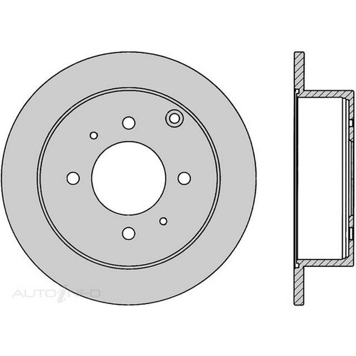 New Genuine PROTEX Rotor - Rear #DR458