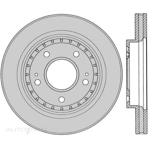 New Genuine PROTEX Rotor - Front #DR460