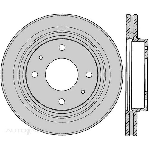 New Genuine PROTEX Rotor - Front #DR463