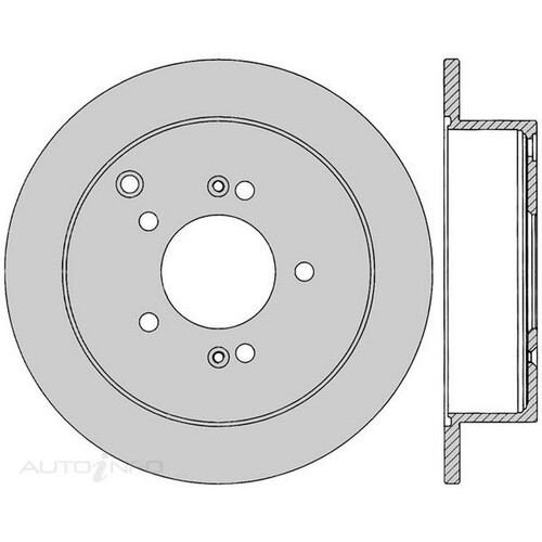 New Genuine PROTEX Rotor - Rear #DR465