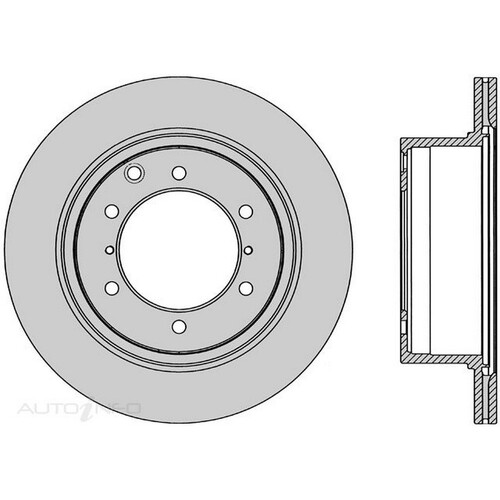 New Genuine PROTEX Rotor - Rear #DR467