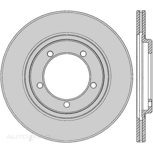 New Genuine PROTEX Rotor - Front #DR491