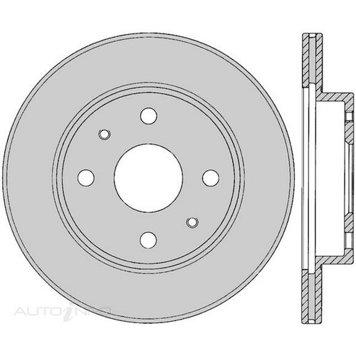 New Genuine PROTEX Rotor - Front #DR495