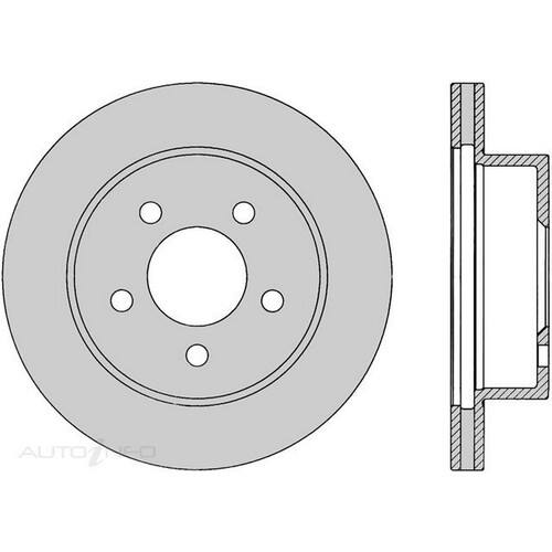 New Genuine PROTEX Rotor - Front #DR500