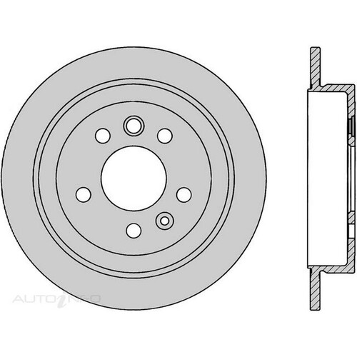 New Genuine PROTEX Rotor - Rear #DR501