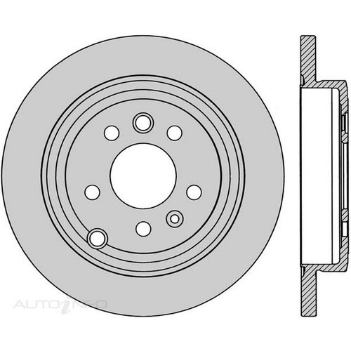 New Genuine PROTEX Rotor - Rear #DR505
