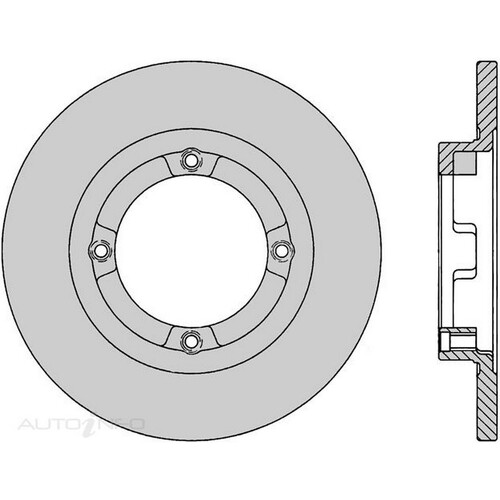 New Genuine PROTEX Rotor - Front #DR511