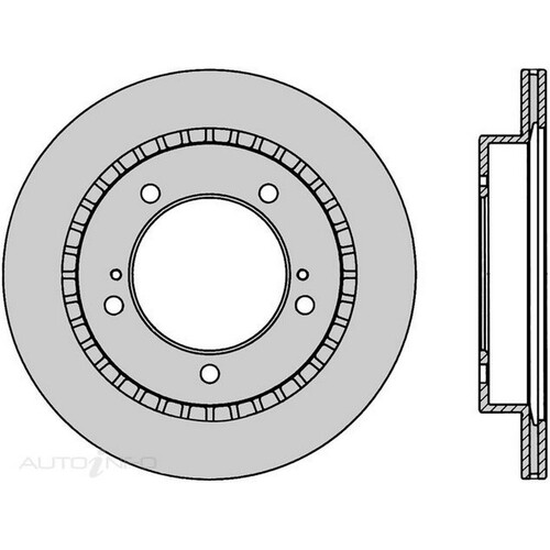 New Genuine PROTEX Rotor - Front #DR514