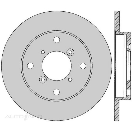 New Genuine PROTEX Rotor - Rear #DR517