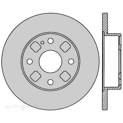 New Genuine PROTEX Rotor - Front #DR525