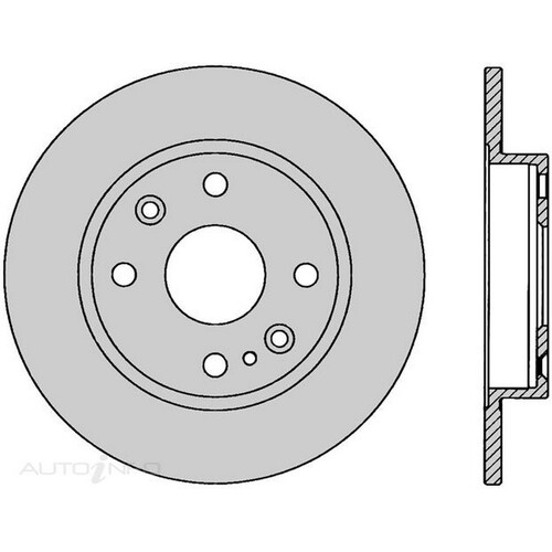 New Genuine PROTEX Rotor - Rear #DR531