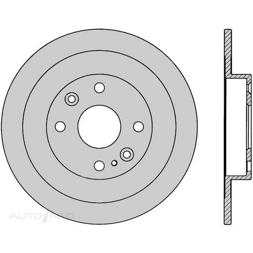 New Genuine PROTEX Rotor - Rear #DR534