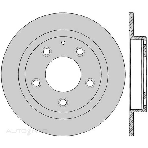 New Genuine PROTEX Rotor - Rear #DR536