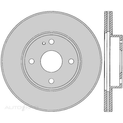 New Genuine PROTEX Rotor - Front #DR538
