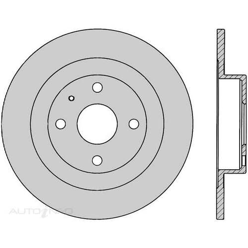 New Genuine PROTEX Rotor - Rear #DR539
