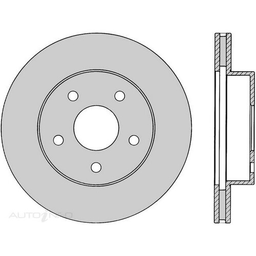 New Genuine PROTEX Rotor - Front #DR540