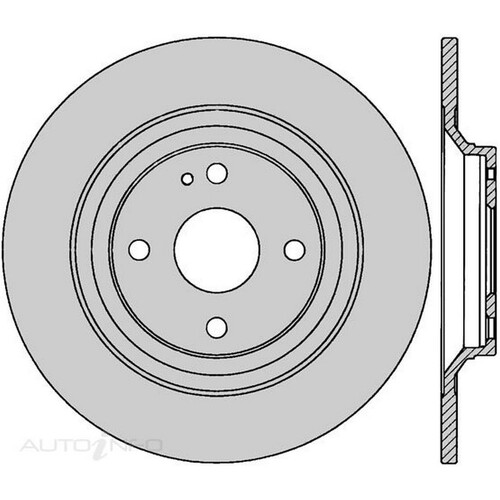 New Genuine PROTEX Rotor - Rear #DR546
