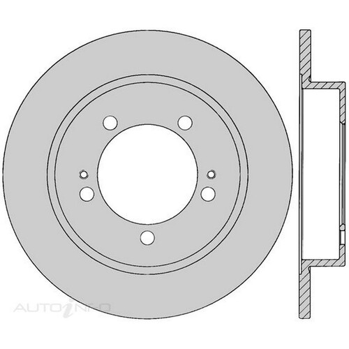 New Genuine PROTEX Rotor - Rear #DR547