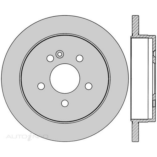 New Genuine PROTEX Rotor - Rear #DR551