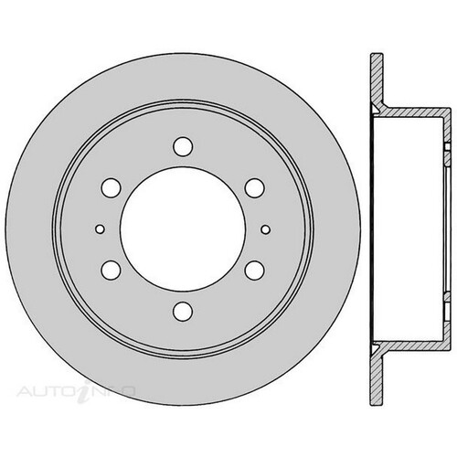 New Genuine PROTEX Rotor - Rear #DR555
