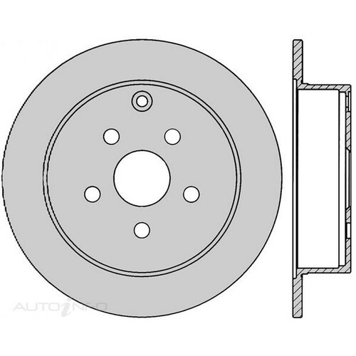New Genuine PROTEX Rotor - Rear #DR563