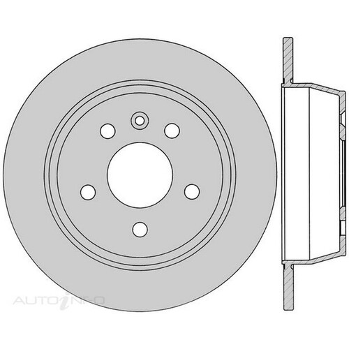 New Genuine PROTEX Rotor - Rear #DR565