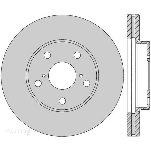New Genuine PROTEX Rotor - Front #DR568