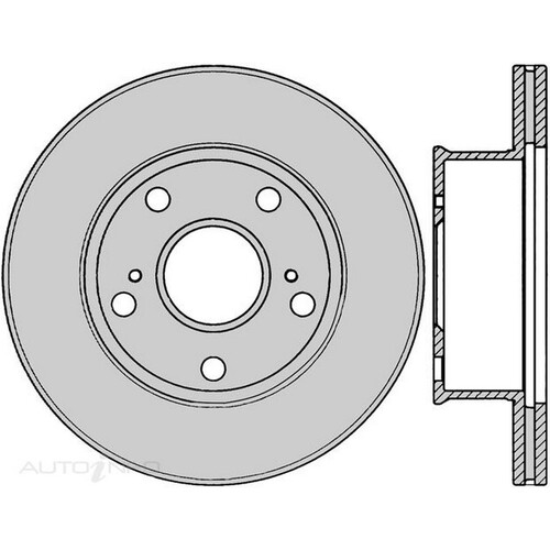 New Genuine PROTEX Rotor - Front #DR570