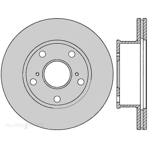 New Genuine PROTEX Rotor - Front #DR572