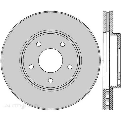 New Genuine PROTEX Rotor - Front #DR573