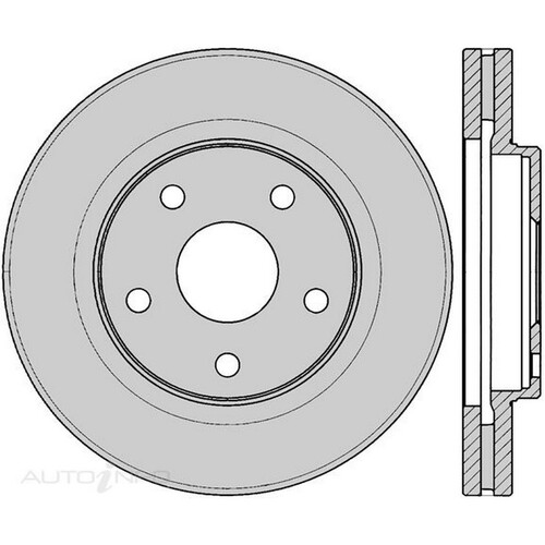 New Genuine PROTEX Rotor - Front #DR582