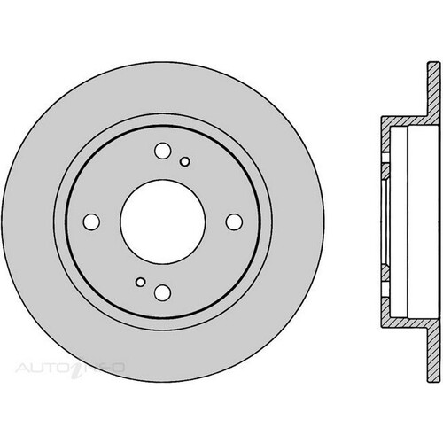 New Genuine PROTEX Rotor - Rear #DR600