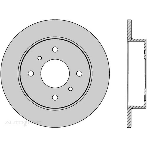 New Genuine PROTEX Rotor - Rear #DR614