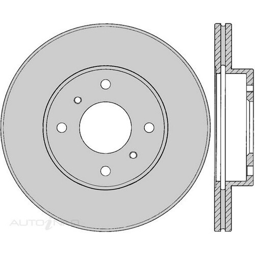 New Genuine PROTEX Rotor - Front #DR617