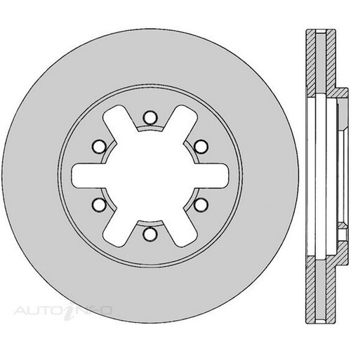 New Genuine PROTEX Rotor - Front #DR618
