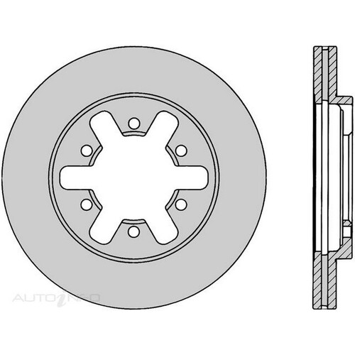 New Genuine PROTEX Rotor - Front #DR620