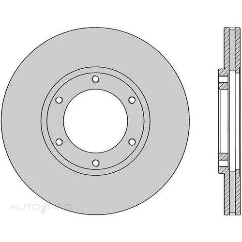 New Genuine PROTEX Rotor - Front #DR623