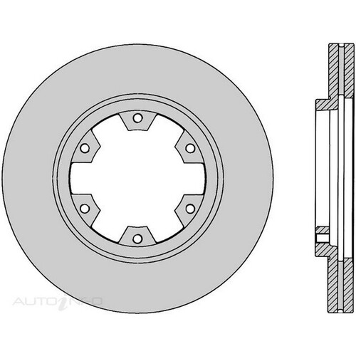 New Genuine PROTEX Rotor - Front #DR624