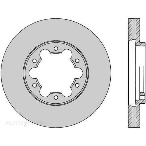 New Genuine PROTEX Rotor - Front #DR625
