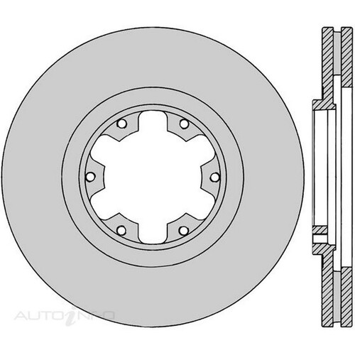 New Genuine PROTEX Rotor - Front #DR629