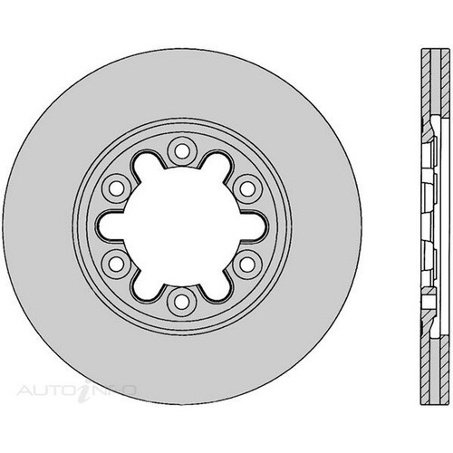 New Genuine PROTEX Rotor - Front #DR631