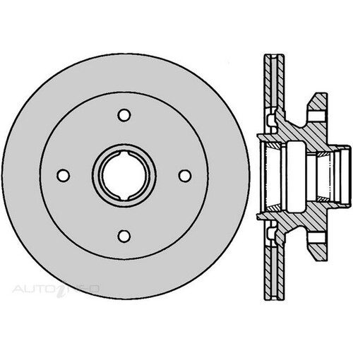 New Genuine PROTEX Rotor - Front #DR632A