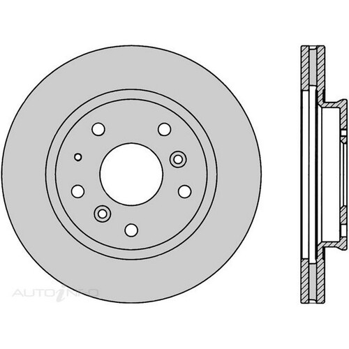 New Genuine PROTEX Rotor - Front #DR633