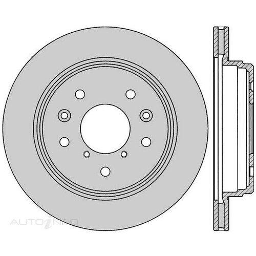 New Genuine PROTEX Rotor - Rear #DR637